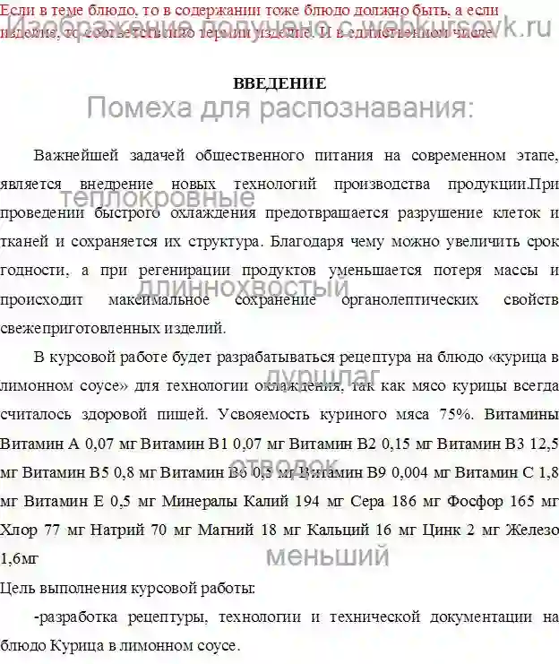 Курсовик Разработка технологических документов для блюда Курица в лимонном соусе страница №2