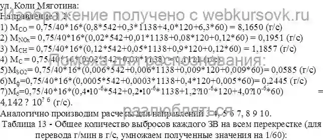 Курсовик Оценка воздействий на окружающую среду города Курган транспортных потоков страница №15