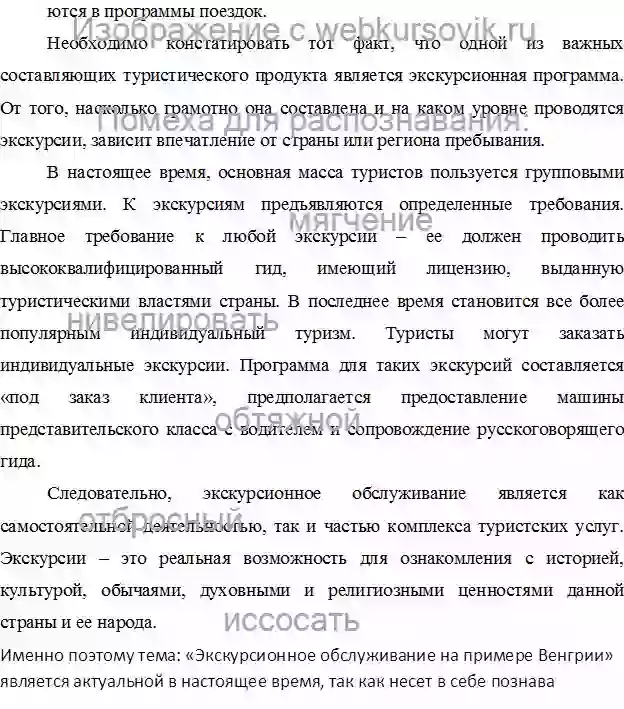 Курсовик Экскурсионное обслуживание на примере Венгрии страница №2
