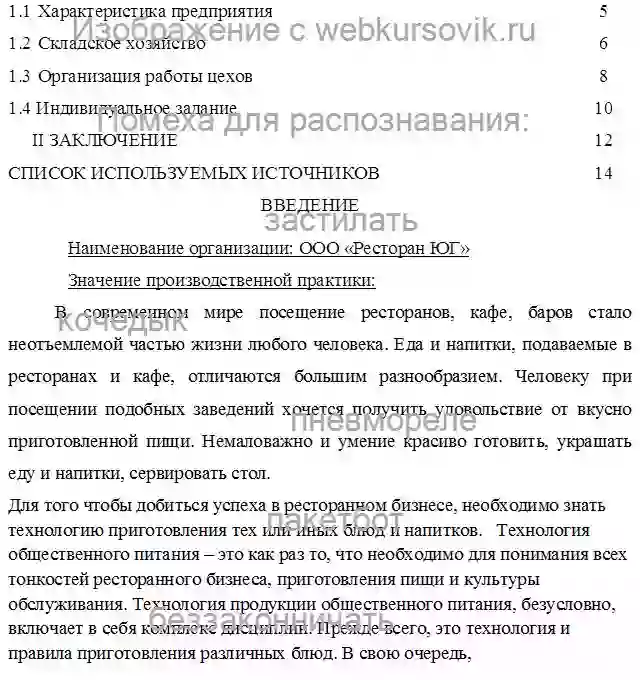 Курсовик Отчет по практике ТПОП в ООО «Ресторан ЮГ» страница №2