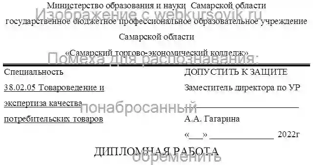 Диплом Исследование ассортимента и экспертиза качества молочной карамели, реализуемой на Самарском рынке страница №1