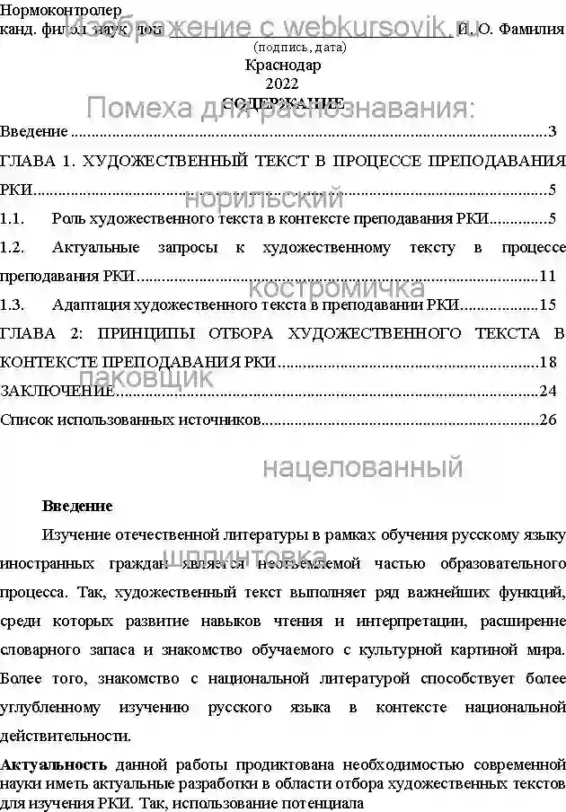 Курсовик Отбор художественных текстов для разных уровней владения РКИ страница №2