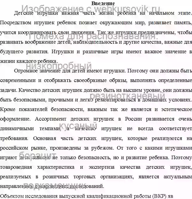 Диплом Управление ассортиментом и экспертиза качества игрушечных товаров страница №2