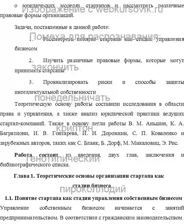 Реферат Юридические моделях стартапов и их правовые формы страница №2